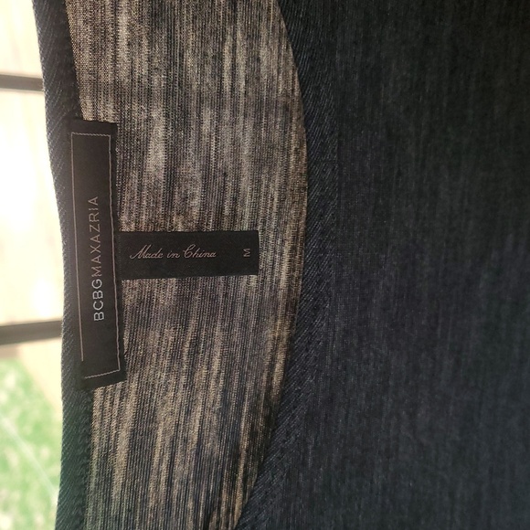 BCBGMaxazria Sheer Black Lane Contrasting Long Sleeve Sz. M Top Tunic - Picture 3 of 11